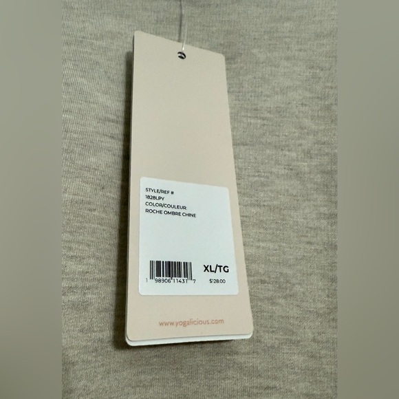 BNWT Yogalicious 2pc Light Tan Apparel size XL - Picture 4 of 7